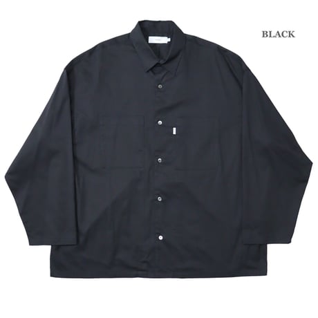 Graphpaper（グラフペーパー）"Solotex Twill L/S Oversized Box Shirt"