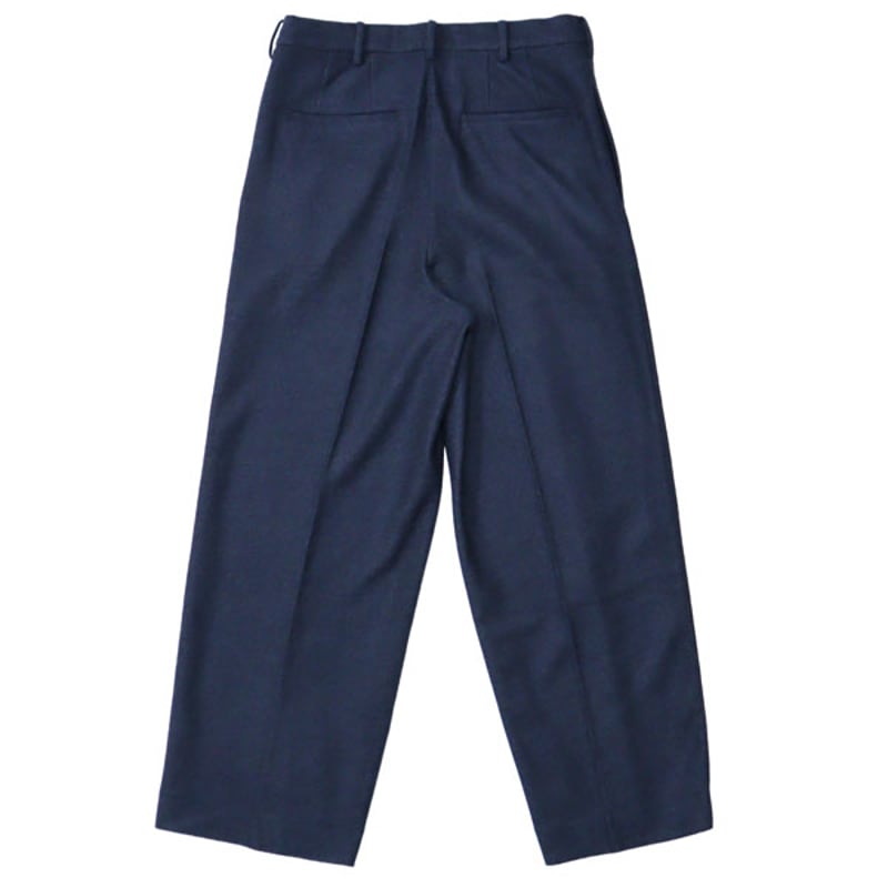 パンツ nonnotte NO TUCK WIDE STRAIGHT TROUSERS BACK SATIN GABARDINE NO TUCK WIDE STRAIGHT TROUSERS - WUNDER