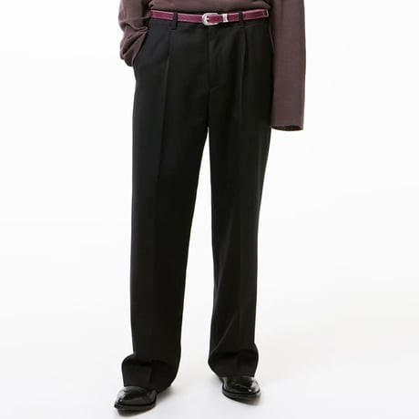 OUR LEGACY（アワー レガシー）"BORROWED CHINO - Coarse Black Gabardine"