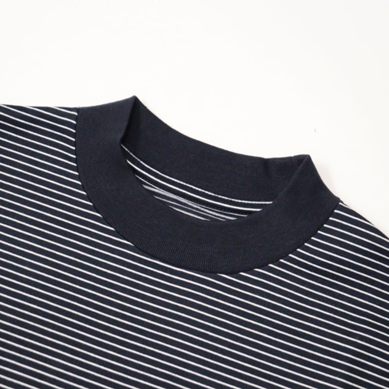 is-ness BALLOON BORDER L/S T ネイビーM