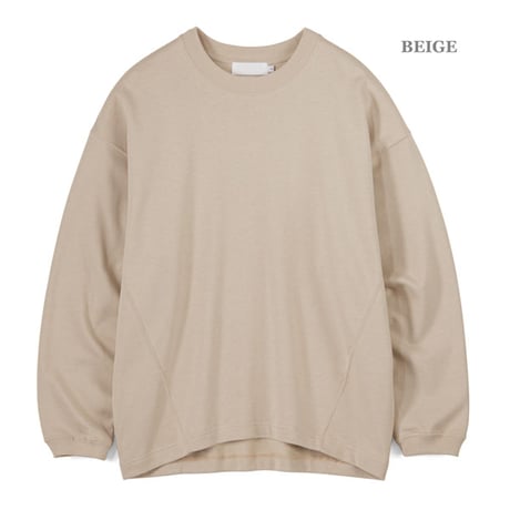 Ladie's / Graphpaper（レディース グラフペーパー）"High Gauge Soft Terry Panel Line Crew Neck"