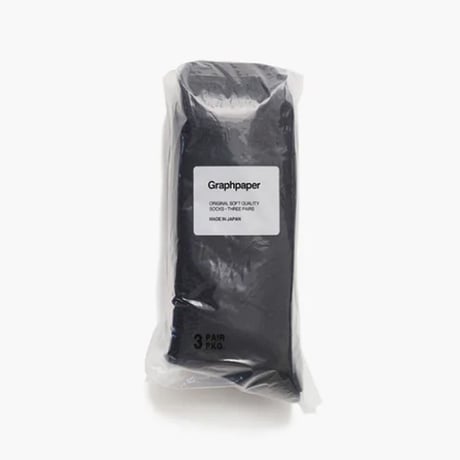 Graphpaper（グラフペーパー）"TABI 3-PACK SOCKS"