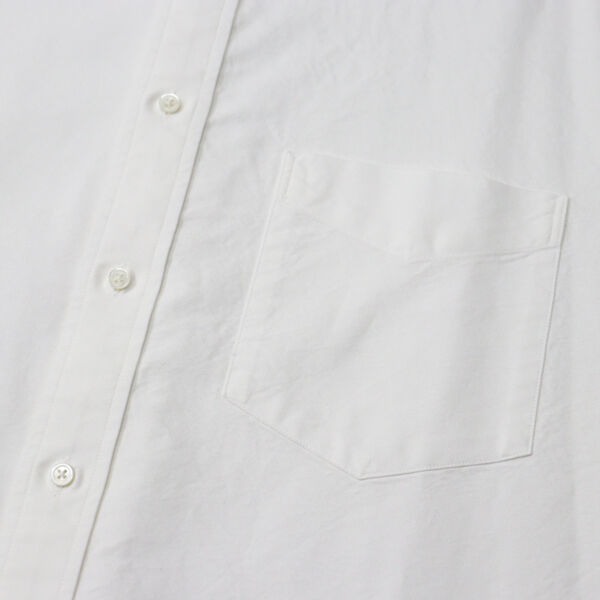 Graphpaper オックスフォードオーバーサイズ半袖シャツ 白 美品 ① Graphpaper (グラフペーパー) Oxford S/S Oversized B.D Shirt