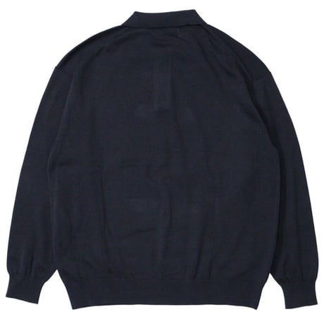 Graphpaper（グラフペーパー）"Suvin High Gauge Knit Oversized L/S Polo"