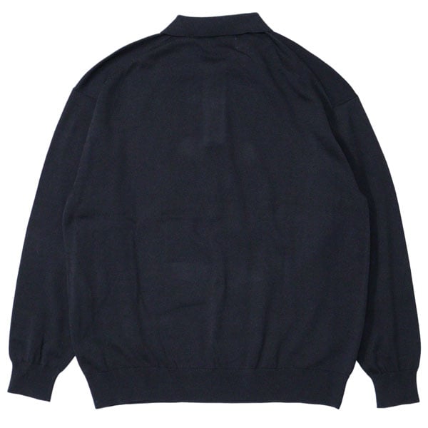 【最終値下げ】グラフペーパー Suvin Oversized L/S Polo Graphpaper - Suvin High Gauge Knit Oversized L/S Polo – IN MY BOOK