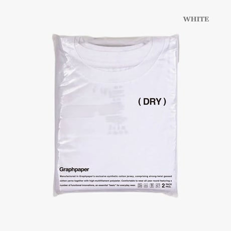 Graphpaper（グラフペーパー）"DRY 2-Pack Crew Neck Tee"