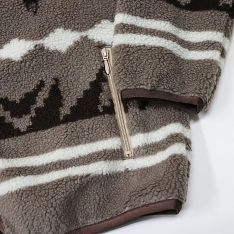 South2 West8 （サウスツーウエストエイト）"Piping Jacket - Poly Boa Jacquard"
