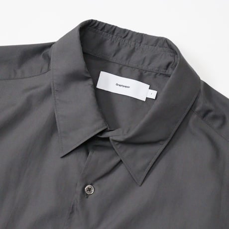 Graphpaper（グラフペーパー）"Broad S/S Oversized Regular Collar Shirt"