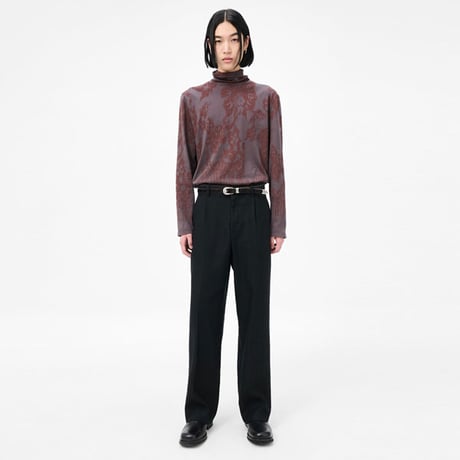 OUR LEGACY（アワー レガシー）"BORROWED CHINO - Coal Black Link Stripe Weave"