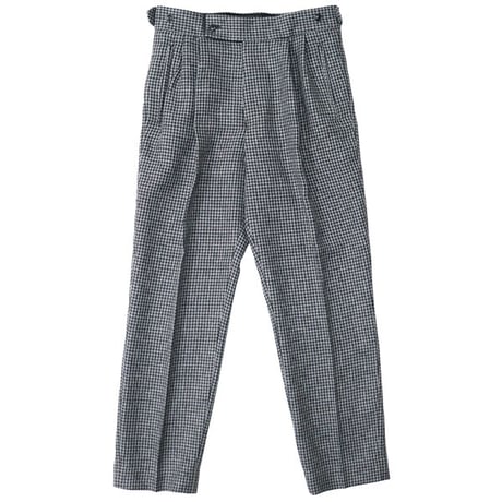 NEEDLES（ニードルス）"Tucked Side Tab Trouser - Poly Houndstooth"