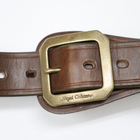 Nigel Cabourn （ナイジェルケーボン）"GARRISON BELT PEAT LABEL"