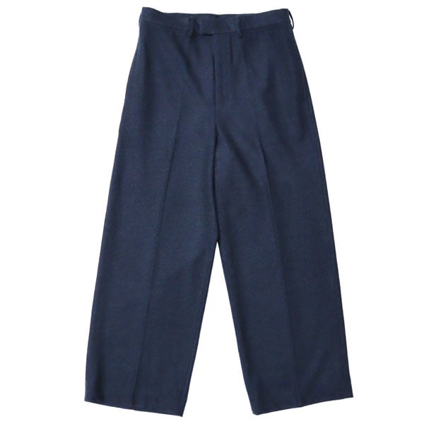 パンツ nonnotte NO TUCK WIDE STRAIGHT TROUSERS BACK SATIN GABARDINE NO TUCK WIDE STRAIGHT TROUSERS - WUNDER