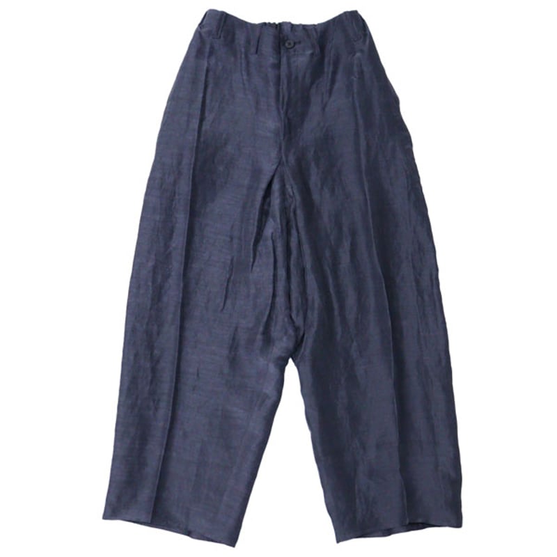 11/15まで <nonnotte> Box Pleats Trousers nonnotte / ノノット / Draping Crotch Box Pleats Trousers【Nid