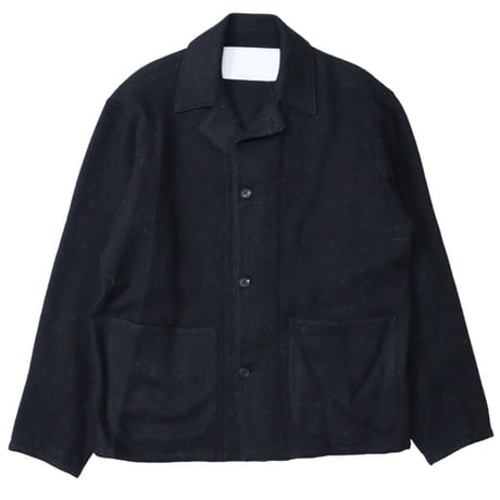美品 nonnotte ノノット ドレーピング ブルゾン 5 リバーバレイト nonnotte。レザーのような不思議な生地です。すごい