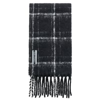 OUR LEGACY（アワー レガシー）"ESTATE SCARF - Black Fuzzy Alpaca Check"
