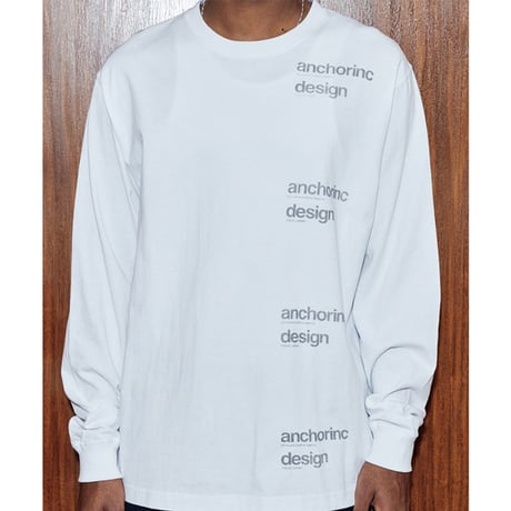【通販・店頭限定販売】ANCHOR INC.（アンカーインク）"REPEATED FABRIC LOGO L/S TEE"