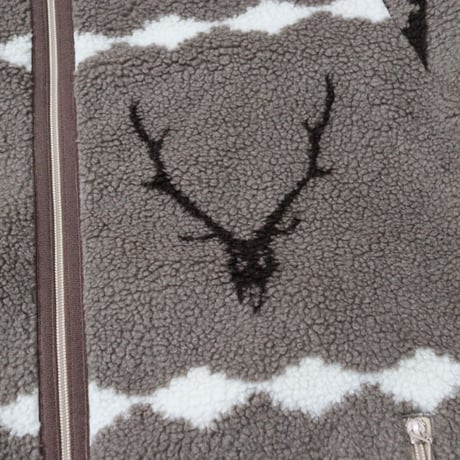South2 West8 （サウスツーウエストエイト）"Piping Jacket - Poly Boa Jacquard"