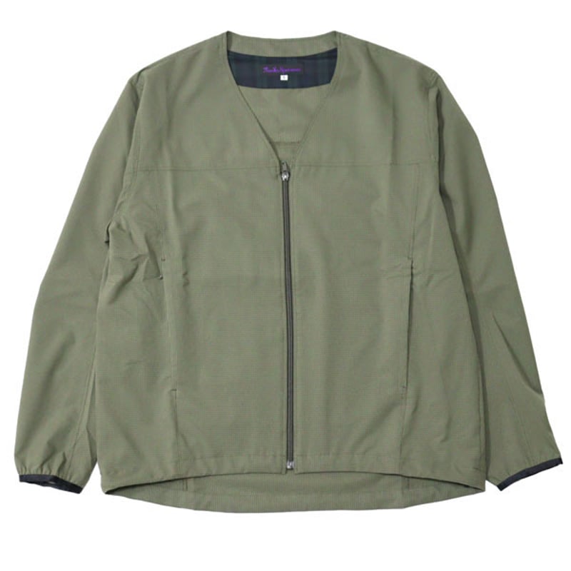 ニードルズスポーツウェア × チャコール W.U. V NECKJAC Lサイズ NEEDLES SPORTSWEAR（ニードルス スポーツウエア）