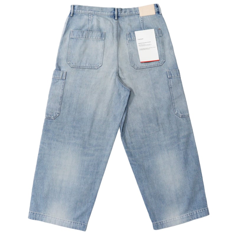 グラフペーパー（graphpaper） カーゴデニム　サイズ1 Graphpaper (グラフペーパー) Selvage Denim Cargo Pants LIGHT