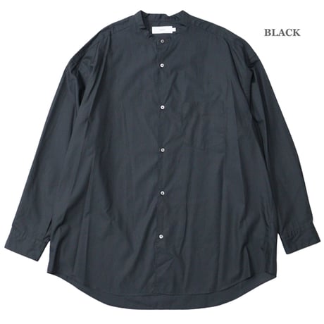 Graphpaper（グラフペーパー）"Broad L/S Oversized Band Collar Shirt"