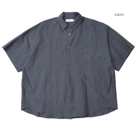 Graphpaper（グラフペーパー）"Cotton Linen Seersucker S/S Pullover Shirt"