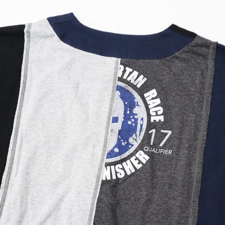 REBUILD BY NEEDLES（リビルドバイニードルス）"4 Cut Wide Baseball Tee - College"