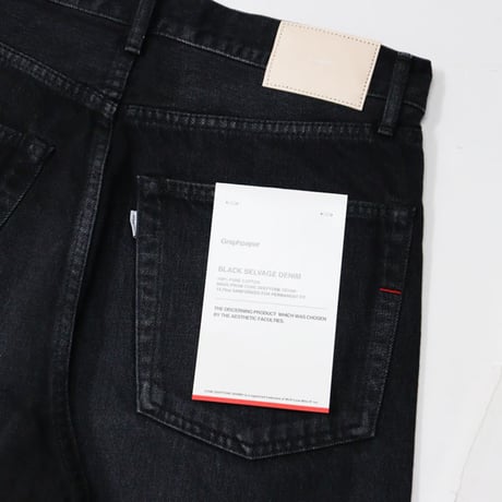 Graphpaper（グラフペーパー）"Selvage Denim Five Pocket Tapered Pants - DARK FADE"