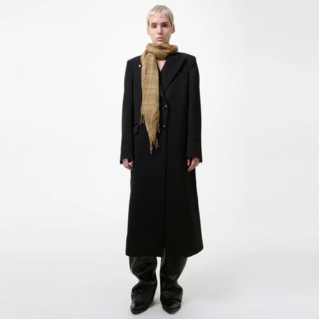 UR LEGACY（アワー レガシー）"COTTAGE SCARF - Walnut Grid Sparse Tencel"