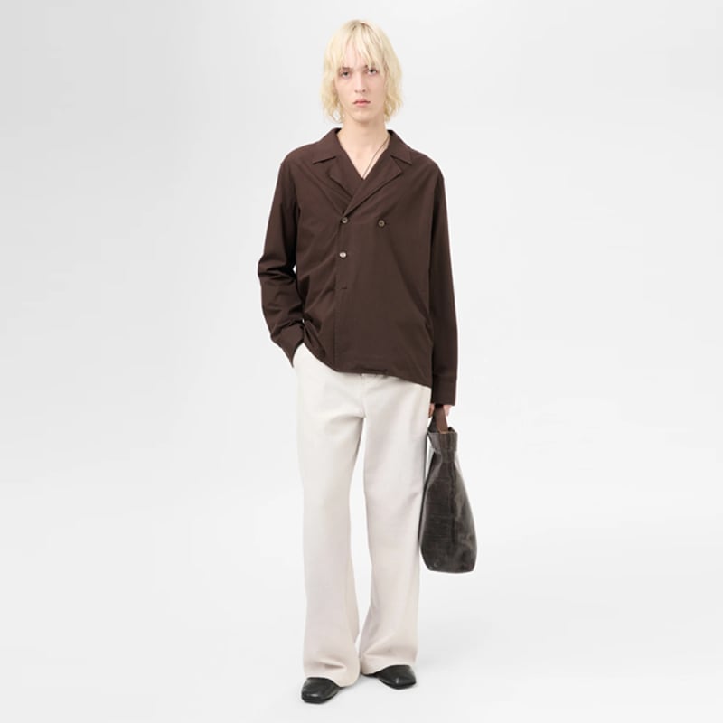 深水光太着用　our legacy evening polo brown 深水光太着用 our legacy evening polo brown