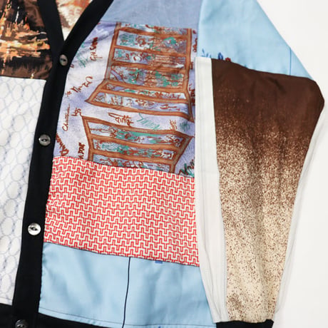 REBUILD BY NEEDLES（リビルドバイニードルス）"Polyester Shirt -> Cardigan"