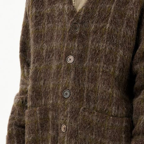 OUR LEGACY（アワー レガシー）"CARDIGAN - Dorf Check Hairy Wool"
