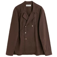 OUR LEGACY（アワー レガシー）"DUO SHIRT - Hefty Brown Coarse Poplin"