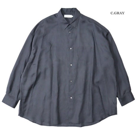 Graphpaper（グラフペーパー）"Linen L/S Oversized Regullar Collar Shirt"