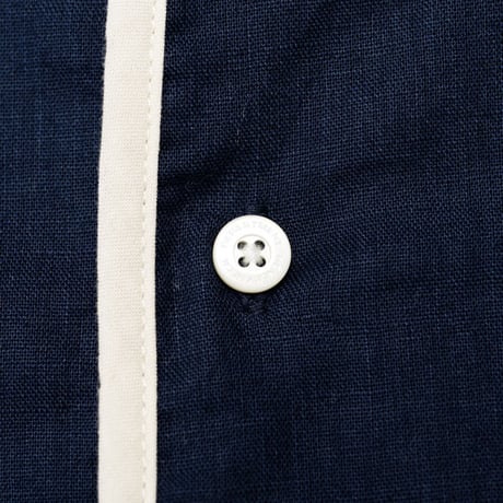 HENLEY NECK DEPARTMENT（ヘンリーネック デパートメント）"Allen - NAVY COTTON LINEN"