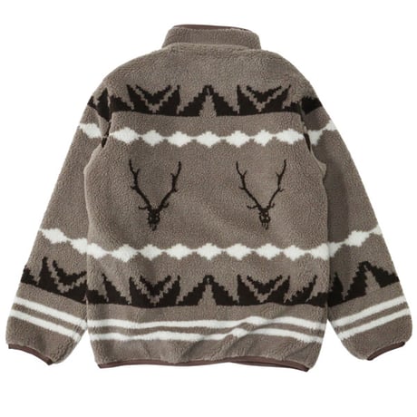 South2 West8 （サウスツーウエストエイト）"Piping Jacket - Poly Boa Jacquard"
