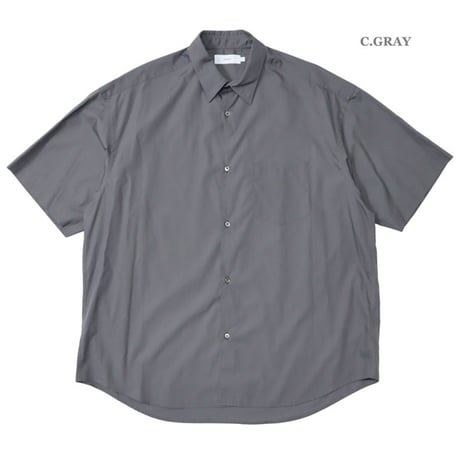 Graphpaper（グラフペーパー）"Broad S/S Oversized Regular Collar Shirt"