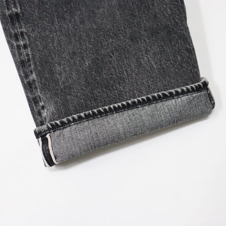 ULTERIOR（アルテリア）"VINTAGE WASHED SELVEDGE BLACK DENIM 5P PANTS"
