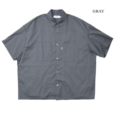Graphpaper（グラフペーパー）"Solotex Twill S/S Oversized Box Shirt"