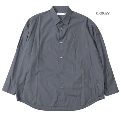 Graphpaper（グラフペーパー）"Broad L/S Oversized Regular Collar Shirt"