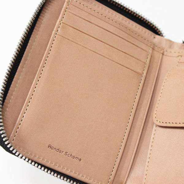 美品✨ エンダースキーマ スクエアジップ ウォレット レザー ブラック シボ革 L zip purse｜スキマ Hender Scheme Official Online Shop