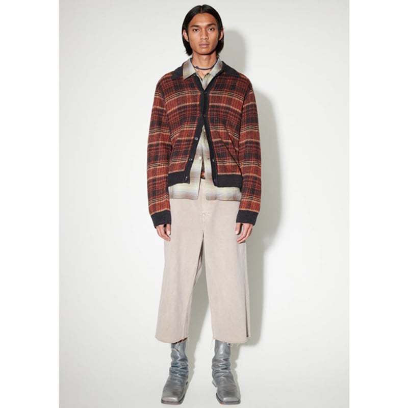 トップス Our legacy evening polo 44 Our Legacy - Evening Polo Livid Blue Fuzzy Alpaca