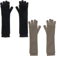 Ladie's / Graphpaper（レディース グラフペーパー）"Mercerized Fine Wool Knit Layered Gloves"