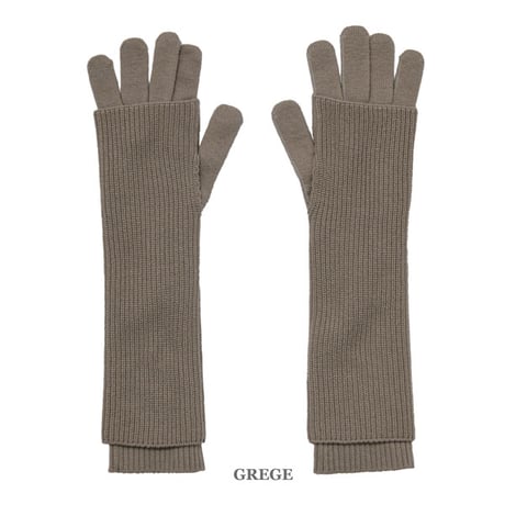 Ladie's / Graphpaper（レディース グラフペーパー）"Mercerized Fine Wool Knit Layered Gloves"
