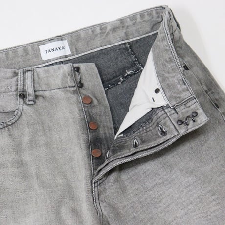 TANAKA（タナカ）"STRAIGHT JEAN TROUSERS - LIGHT GRAY"