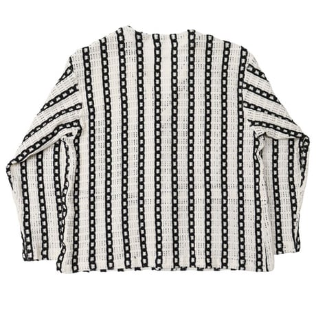 ENGINEERED GARMENTS（エンジニアードガーメンツ）"Knit Cardigan - Stripe CP Crochet"
