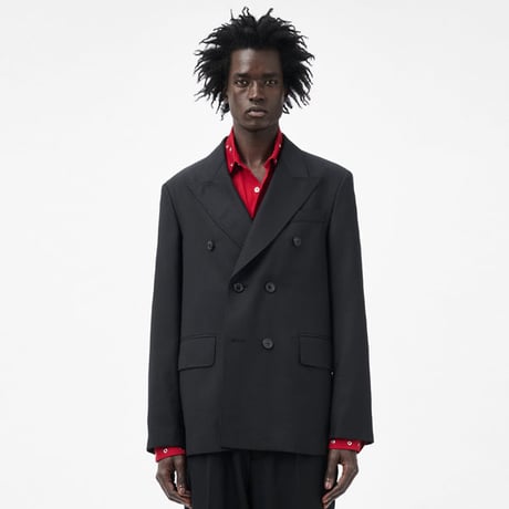 OUR LEGACY（アワー レガシー）"UNCONSTRUCTED DB BLAZER - Black Panama Wool"