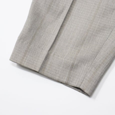 nonnotte（ノノット）"2-Tuck Wide Tapered Trousers"