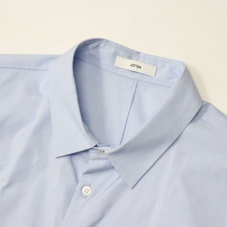 ATON（エートン）"GIZA BROAD SHORT SLEEVE SHIRT"