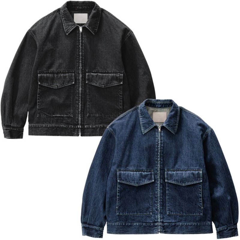 Graphpaper セルビッジデニムジップジャケット サイズ1 Graphpaper (グラフペーパー) Selvage Denim Zip Jacket
