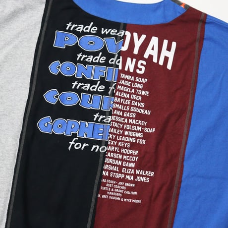 REBUILD BY NEEDLES（リビルドバイニードルス）"4 Cut Wide Baseball Tee - College"